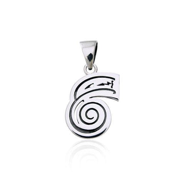 Reiki Symbol Silver Pendant TPD992 - Jewelry